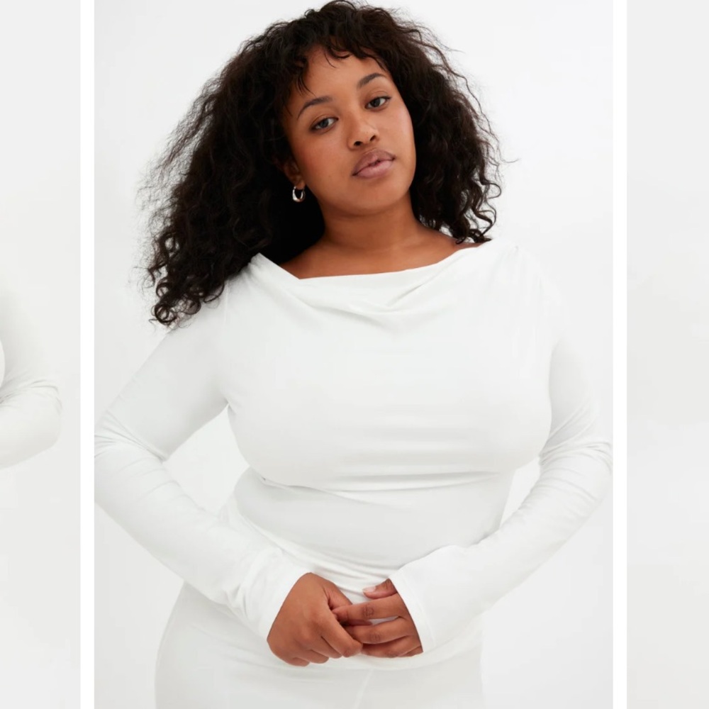 GIRLFRIEND COLLECTIVE Ayden Cowl Neck Top